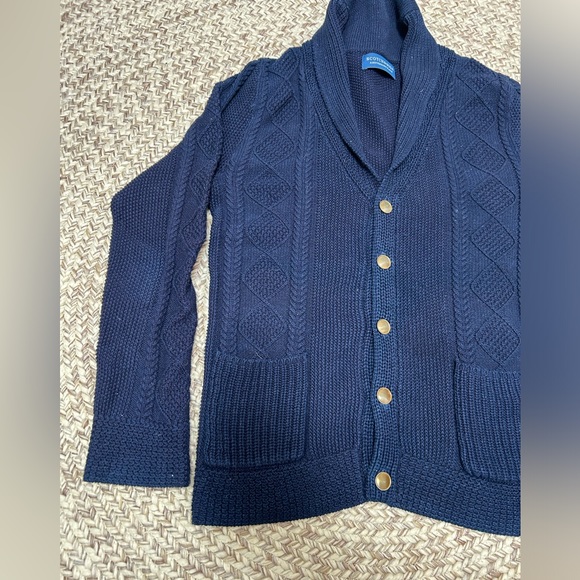 J Crew/Amsterdams Blauw Line Shawl Collar Cardigan - Picture 6 of 9